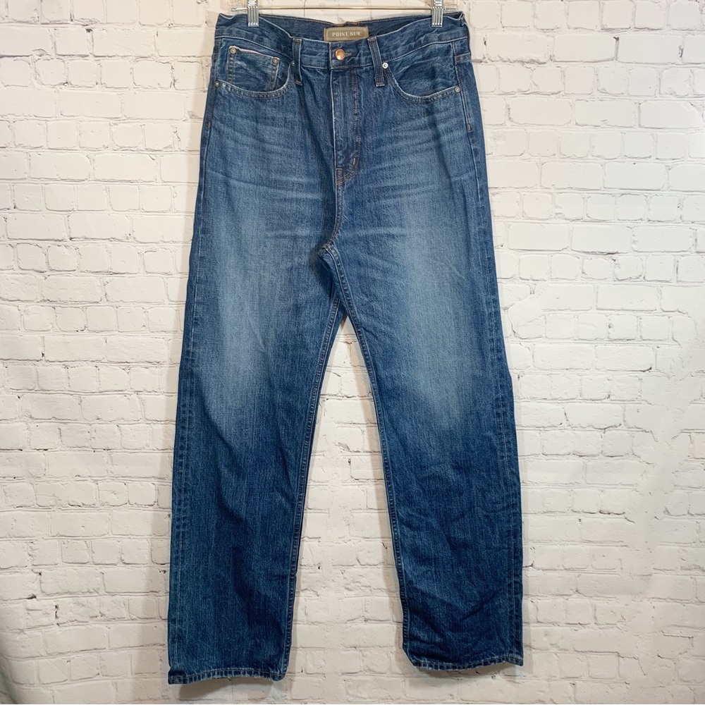 J. Crew Point Sur super hi rise straight Jean Sz 29